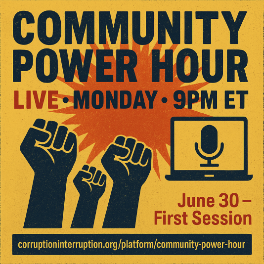 20250625_1038_Community Power Hour Poster_simple_compose_01jykr92sqfp9vvaqs4w89t223